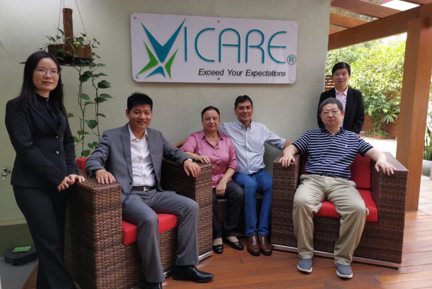 VICARE recebe equipe da Victor Medical Instruments e do Xiangya Hospital